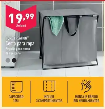 ALDI Cesta para ropa home creation oferta