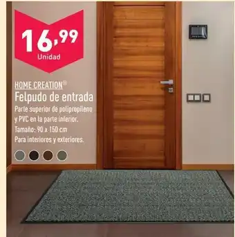 ALDI Felpudo de entrada home creation oferta