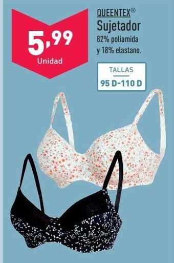 ALDI Sujetador queentex oferta