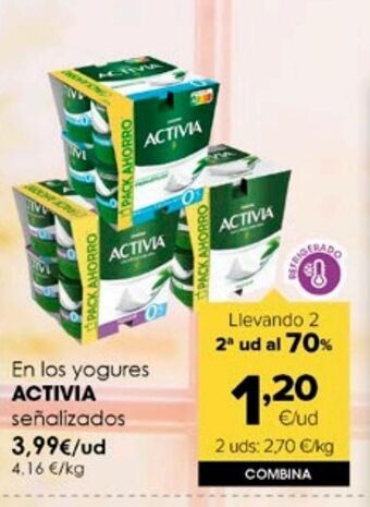 Autoservicios Familia Yogur activia oferta