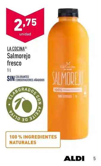 ALDI La Cocina Salmorejo fresco 1 L oferta