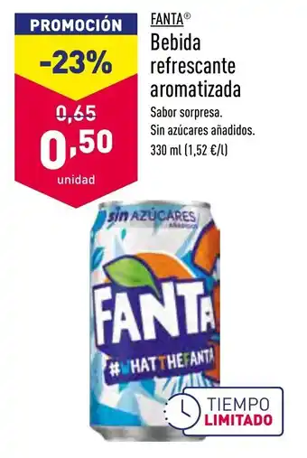 ALDI Fanta Bebida refrescante aromatizada oferta