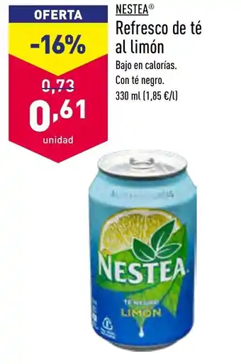 ALDI Nestea Refresco de tè al limón 330ml oferta
