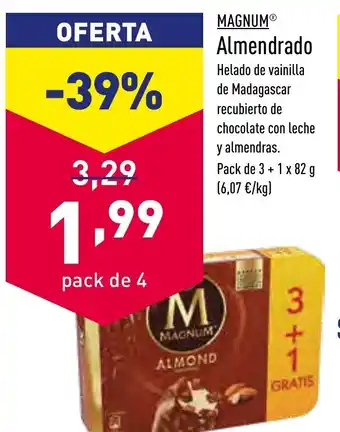 ALDI Magnum Almendrado oferta