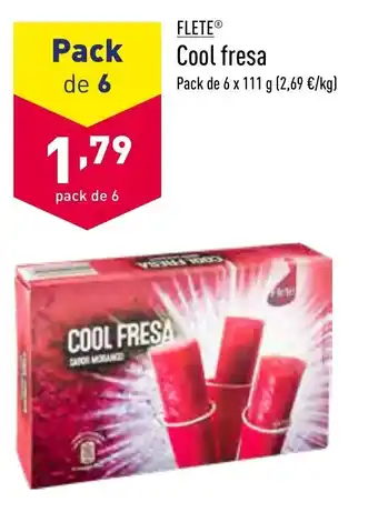 ALDI Flete Cool fresa oferta