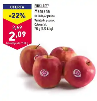 ALDI Pink Lady manzana 750g oferta