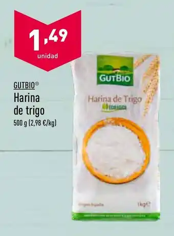 ALDI Gutbio Harina de trigo 500 g oferta