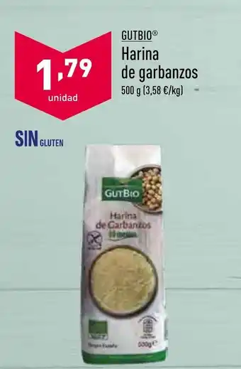 ALDI Gutbio Harina de garbanzos 500 g oferta