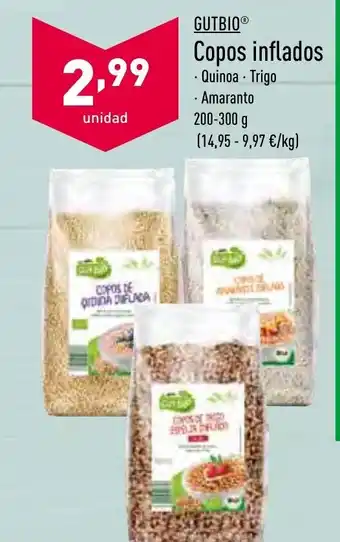 ALDI Gutbio Copos inflados 200-300 g oferta