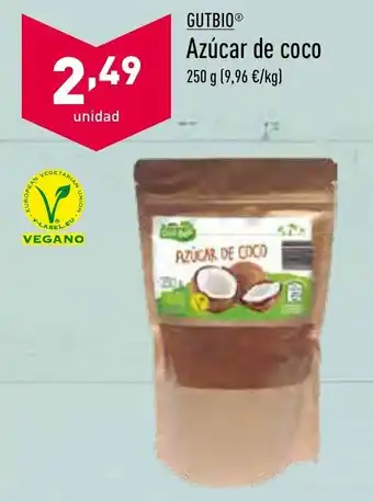 ALDI Gutbio Azúcar de coco 250 g oferta