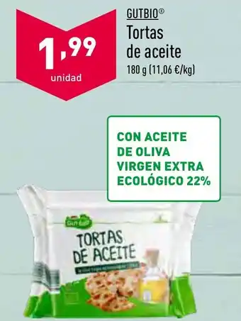 ALDI Gutbio Tortas de aceite 180 g oferta