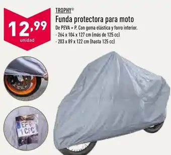 ALDI Trophy Funda protectora para moto oferta