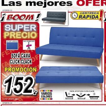 Muebles Boom Sofá cama click clack oferta