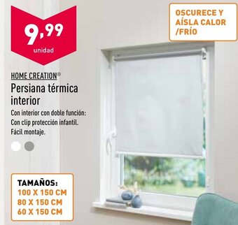 ALDI Home Creation Persiana tèrmica interior oferta