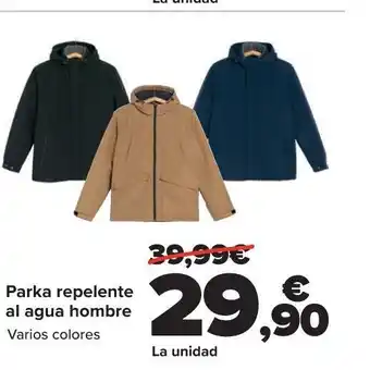 Carrefour Parka repelente al agua oferta