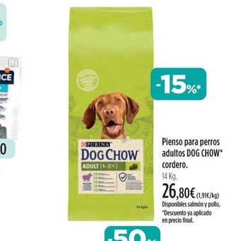 El Corte Inglés Pienso para perros oferta
