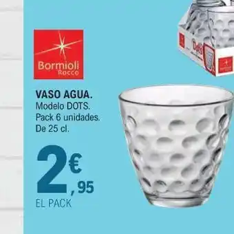 E.Leclerc Vaso agua oferta