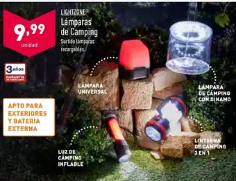 ALDI Lightzone Lámparas de Camping oferta