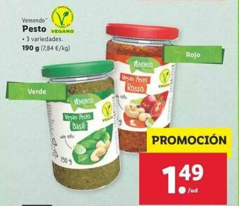 Lidl Vemondo Pesto 190 g oferta