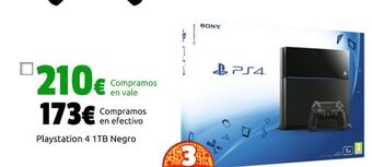 CeX Playstation 4 1tb negro oferta