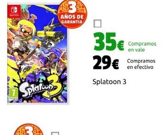 CeX Splatoon 3 oferta