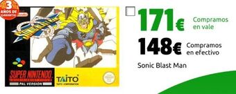 CeX Sonic blast man oferta
