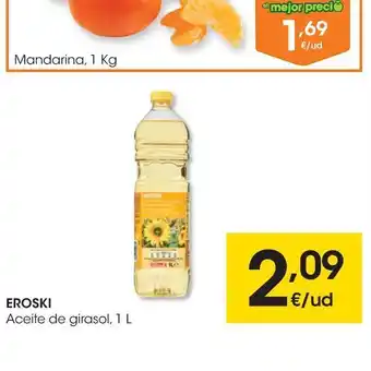 Eroski Aceite de girasol oferta