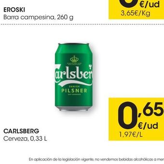 Eroski Cerveza oferta
