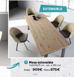 Mubak Mesa extensible oferta