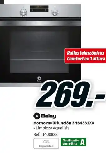 MediaMarkt Balay Horno multifunción 3HB4331XO oferta