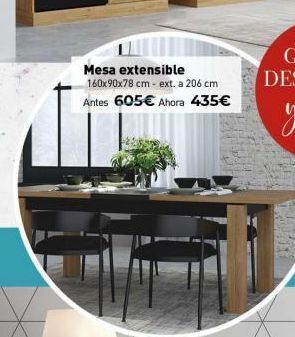 Mubak Mesa extensible oferta