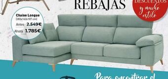 Mubak Chaise longue oferta