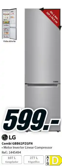 MediaMarkt LG Combi GBB62PZGFN oferta