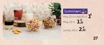 Alcampo Mug 25 Cl O Bol 50 Cl Mug. 32 Cl Jumbo 50 Cl oferta