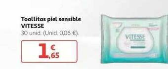 Alcampo Toallitas Piel Sensible Vitesse 30unid oferta