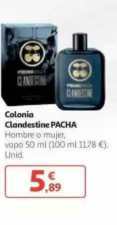 Alcampo Colonia Clandestine Pacha Hombre O Mujer 50ml oferta