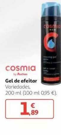 Alcampo Gel De Afeitar Cosmia 200ml oferta