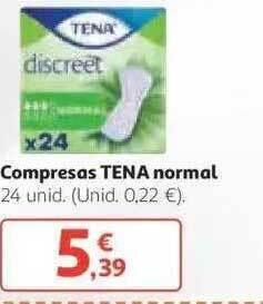Alcampo Tena Compresas Normal 24unid oferta