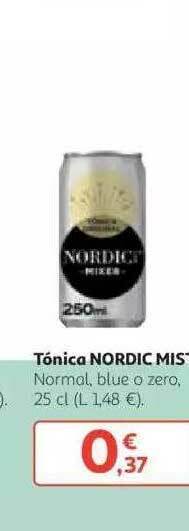 Alcampo Nordic Mist Tónica 25cl oferta