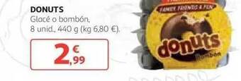 Alcampo Donuts Glacés O Bombón 440g oferta