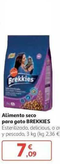 Alcampo Alimento Seco Para Gato Brekkies 3kg oferta