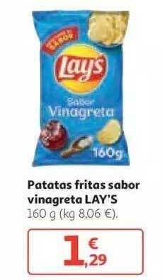 Alcampo Lay's Patatas Fritas Sabor Vinagreta 160g oferta
