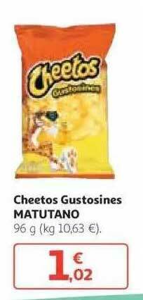 Alcampo Matutano Cheetos Gustosines 96g oferta