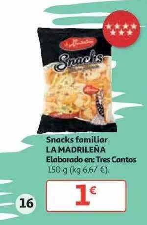 Alcampo La Madrilena Snacks Familiar 150g oferta
