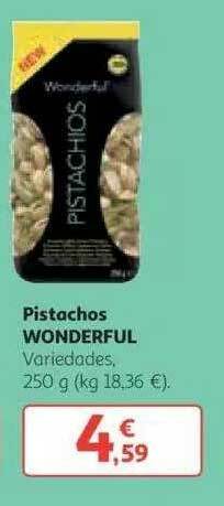 Alcampo Wonderful Pistachos 250g oferta