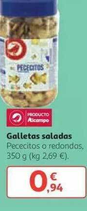 Alcampo Galletas Saladas 350g oferta