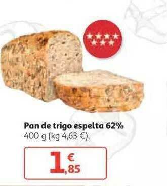 Alcampo Pan De Trigo Espelta 62% 400g oferta