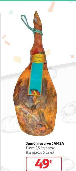 Alcampo Jamón Reserva Jamsa 7,5kg oferta