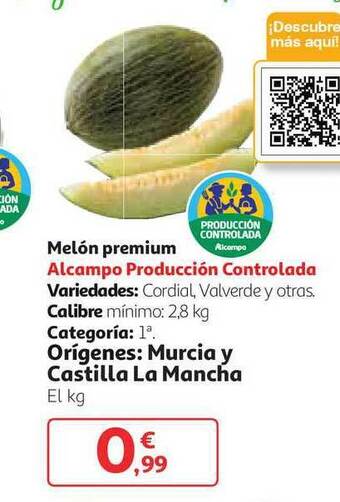 Alcampo Melón Premium oferta