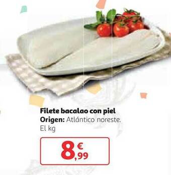 Alcampo Filete Bacalao Con Piel oferta